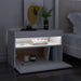 Comodă TV cu lumini LED, alb, 60x35x40 cm - WALTI WALTI
