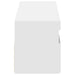 Comode TV cu lumini LED, 2 buc., alb, 60x35x40 cm - WALTI WALTI