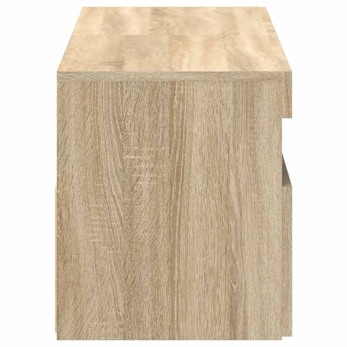 Comode TV cu lumini LED, 2 buc., stejar Sonoma, 60x35x40 cm - WALTI WALTI