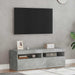 Comode TV cu lumini LED, 2 buc., gri beton, 60x35x40 cm - WALTI WALTI