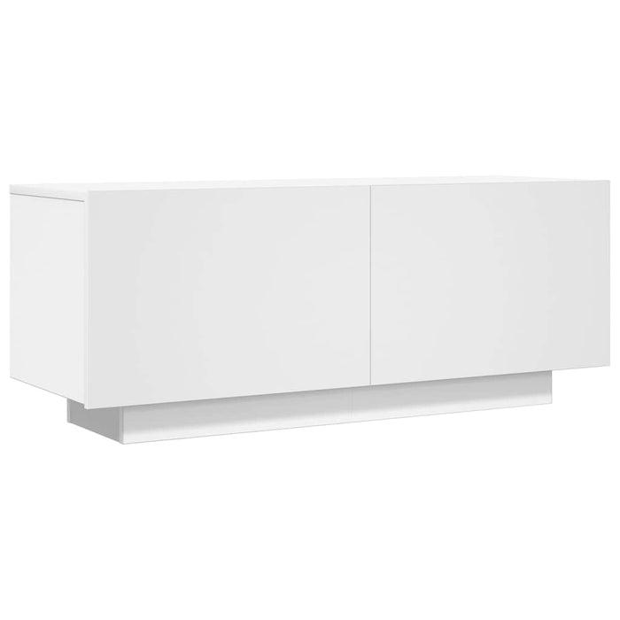 Comodă TV, alb, 100x35x40 cm, lemn prelucrat - WALTI WALTI