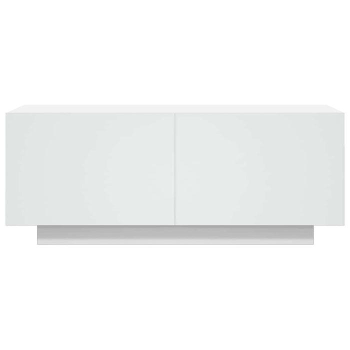 Comodă TV, alb, 100x35x40 cm, lemn prelucrat - WALTI WALTI