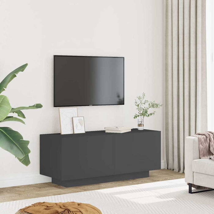 Comodă TV, gri, 100x35x40 cm, PAL WALTI