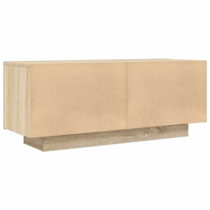 Comodă TV, stejar sonoma, 100x35x40 cm, lemn prelucrat - WALTI WALTI