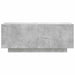 Comodă TV, gri beton, 100x35x40 cm, lemn prelucrat - WALTI WALTI
