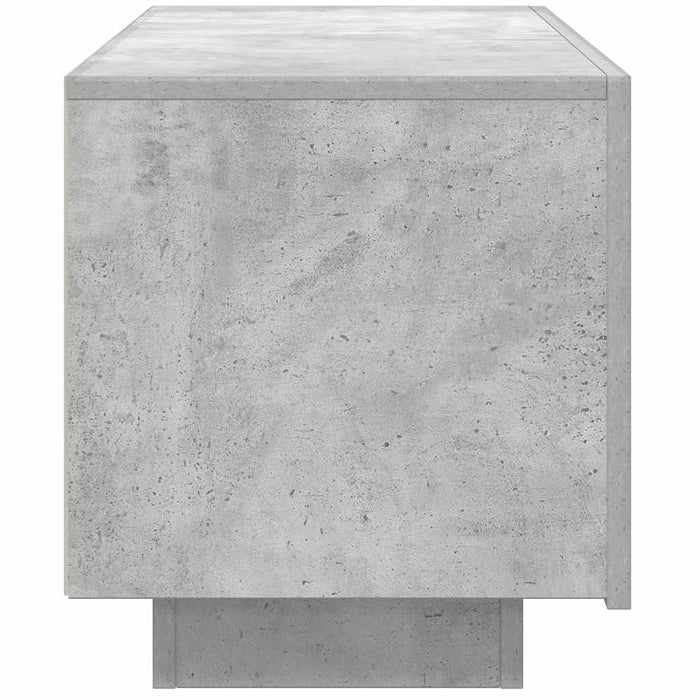 Comodă TV, gri beton, 100x35x40 cm, lemn prelucrat - WALTI WALTI