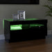 Comodă TV cu lumini LED, negru, 80x35x40 cm - WALTI WALTI