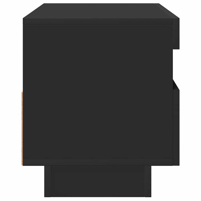 Comodă TV cu lumini LED, negru, 80x35x40 cm - WALTI WALTI