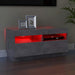 Comodă TV cu lumini LED, gri beton, 80x35x40 cm - WALTI WALTI