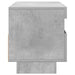 Comodă TV cu lumini LED, gri beton, 80x35x40 cm - WALTI WALTI