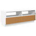 Comodă TV cu lumini LED, alb, 100x35x40 cm - WALTI WALTI