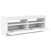 Comodă TV cu lumini LED, alb, 100x35x40 cm - WALTI WALTI
