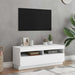 Comodă TV cu lumini LED, alb, 100x35x40 cm - WALTI WALTI