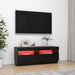 Comodă TV cu lumini LED, negru, 100x35x40 cm - WALTI WALTI