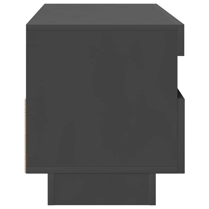 Comodă TV cu lumini LED, gri, 100x35x40 cm WALTI