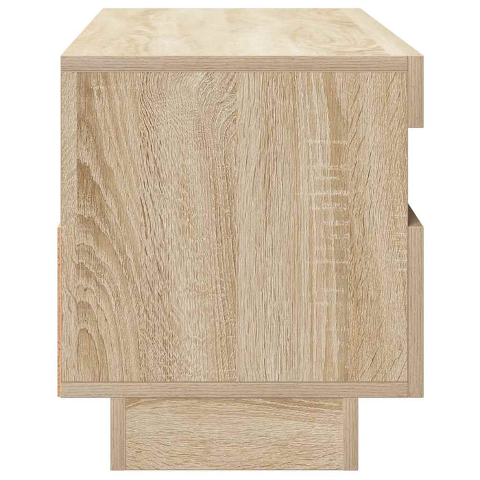 Comodă TV cu lumini LED, stejar sonoma, 100x35x40 cm - WALTI WALTI