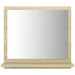 Oglindă de baie, stejar sonoma, 40 x 10,5 x 37 cm, PAL - WALTI WALTI