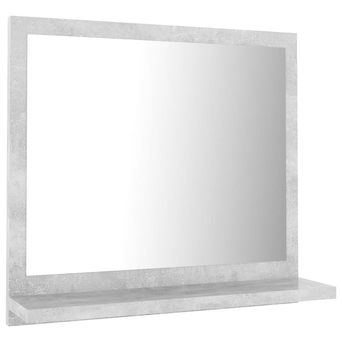Oglindă de baie, gri beton, 40 x 10,5 x 37 cm, PAL - WALTI WALTI