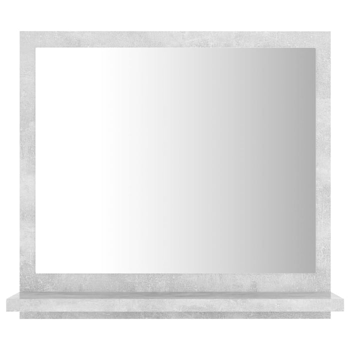 Oglindă de baie, gri beton, 40 x 10,5 x 37 cm, PAL - WALTI WALTI