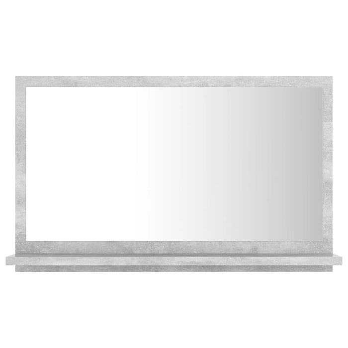 Dulap de baie cu oglindă, gri beton, 60 x 10,5 x 37 cm, PAL - WALTI WALTI
