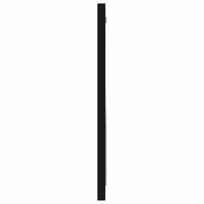 Oglindă de baie, negru, 40x1,5x37 cm, PAL WALTI
