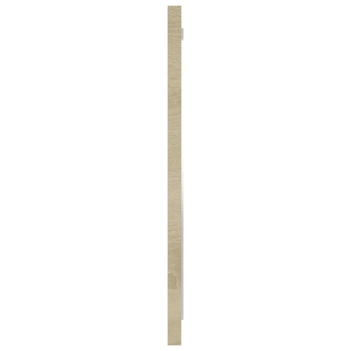 Oglindă de baie LED, stejar sonoma, 40x8,5x37cm, lemn prelucrat - WALTI WALTI