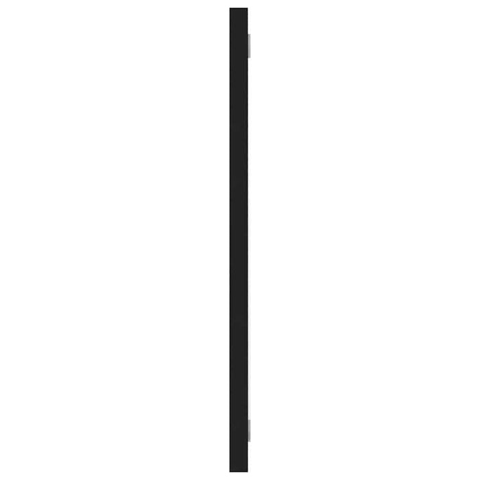 Oglindă de baie, negru, 60x1,5x37 cm, PAL WALTI
