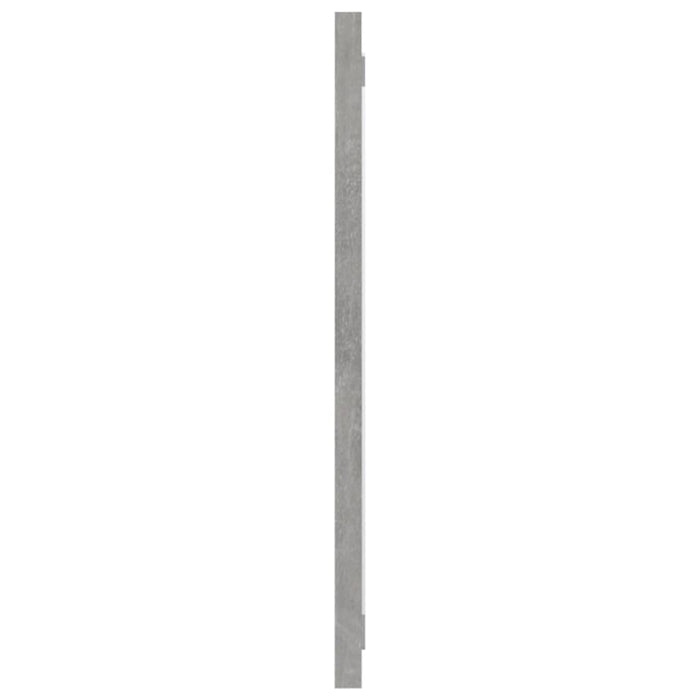 Oglindă de baie, gri beton, 90x1,5x37 cm, PAL WALTI