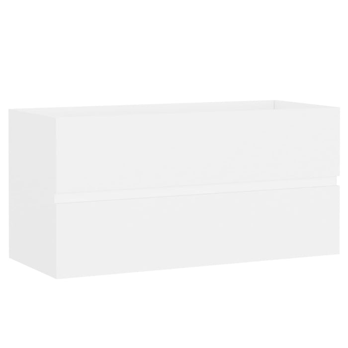 Dulap de chiuvetă, alb, 90x38,5x45 cm, PAL - WALTI WALTI