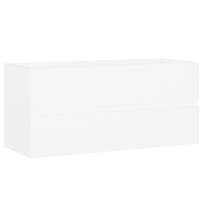 Dulap de chiuvetă, alb, 100x38,5x45 cm, PAL - WALTI WALTI