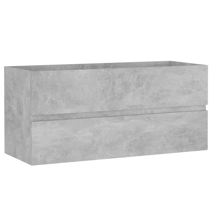 Dulap de chiuvetă, gri beton, 100x38,5x45 cm, PAL - WALTI WALTI
