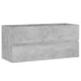 Dulap de chiuvetă, gri beton, 100x38,5x45 cm, PAL - WALTI WALTI