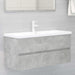 Dulap de chiuvetă, gri beton, 100x38,5x45 cm, PAL - WALTI WALTI