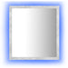 Oglindă de baie cu LED, gri beton, 40x8,5x37 cm, acril - WALTI WALTI
