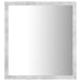 Oglindă de baie cu LED, gri beton, 40x8,5x37 cm, acril - WALTI WALTI