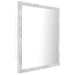 Oglindă de baie cu LED, gri beton, 40x8,5x37 cm, acril - WALTI WALTI