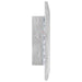 Oglindă de baie cu LED, gri beton, 40x8,5x37 cm, acril - WALTI WALTI