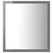 Oglindă de baie cu LED, gri extralucios, 40x8,5x37 cm, acril - WALTI WALTI