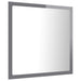 Oglindă de baie cu LED, gri extralucios, 40x8,5x37 cm, acril - WALTI WALTI