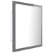 Oglindă de baie cu LED, gri extralucios, 40x8,5x37 cm, acril - WALTI WALTI