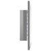 Oglindă de baie cu LED, gri extralucios, 40x8,5x37 cm, acril - WALTI WALTI