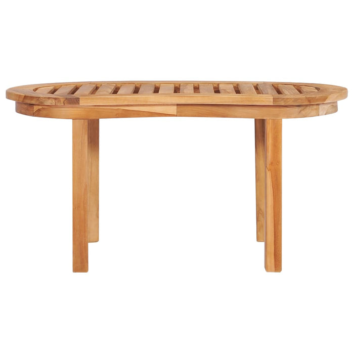 Set mobilier grădină tip banană, 4 piese, lemn masiv de tec - WALTI WALTI