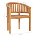 Set mobilier grădină tip banană, 5 piese, lemn masiv de tec - WALTI WALTI