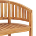Set mobilier grădină tip banană, 5 piese, lemn masiv de tec - WALTI WALTI