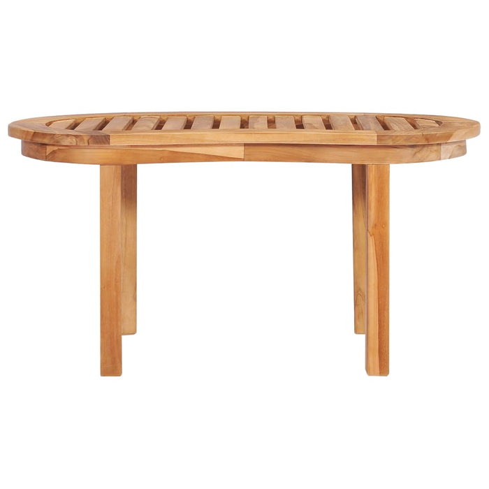 Set mobilier grădină tip banană, 5 piese, lemn masiv de tec - WALTI WALTI
