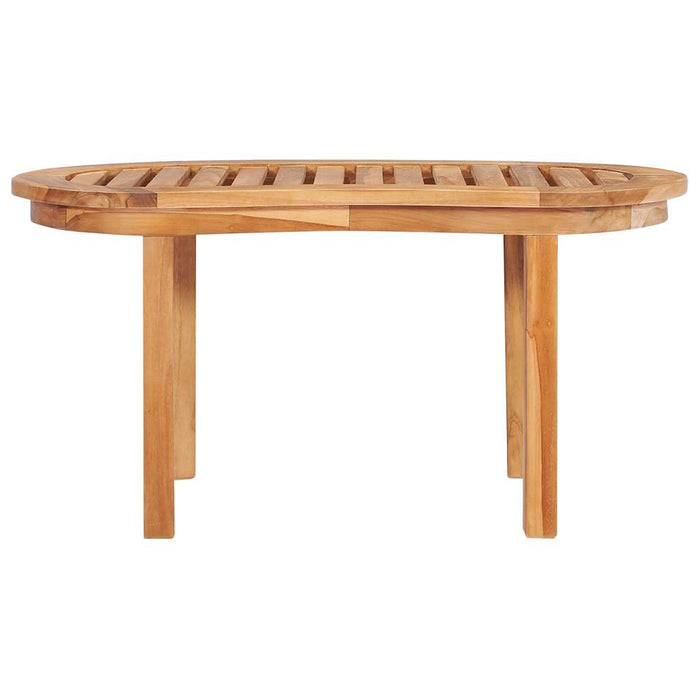 Set mobilier grădină tip banană, 5 piese, lemn masiv de tec - WALTI WALTI