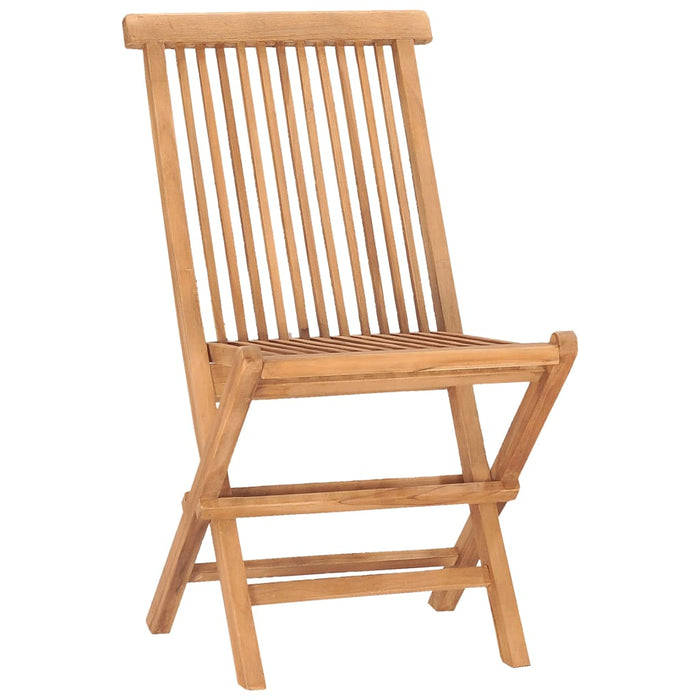 Set mobilier de exterior pliabil, 7 piese, lemn masiv de tec WALTI