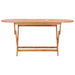 Set mobilier de exterior pliabil, 9 piese, lemn masiv de tec - WALTI WALTI