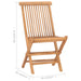 Set mobilier de exterior pliabil, 9 piese, lemn masiv de tec - WALTI WALTI