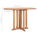 Set mobilier de exterior pliabil, 5 piese, lemn masiv de tec - WALTI WALTI